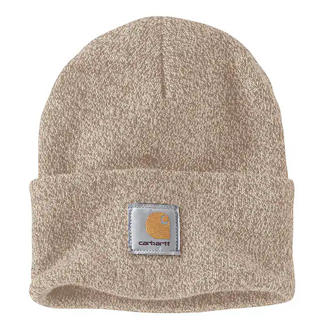 Carhartt Knit Cuffed Beanie - Flaxseed / Oat Milk Marl