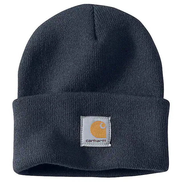 Carhartt Knit Cuffed Beanie - Navy