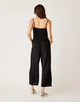 Carve Designs Knox Gauze Jumpsuit - Black