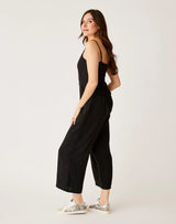 Carve Designs Knox Gauze Jumpsuit - Black