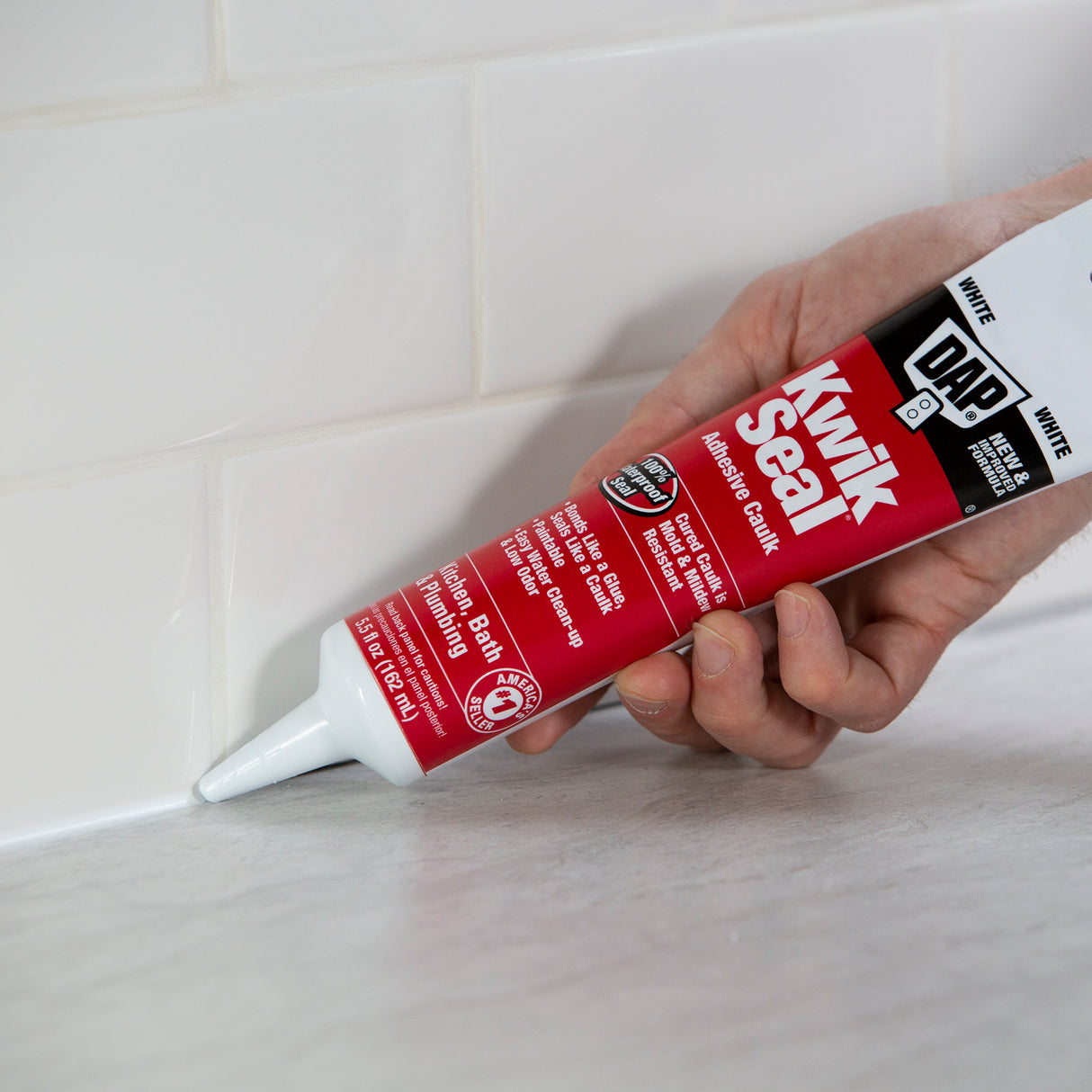 Dap Inc. Kwik Seal Kitchen & Bath Adhesive Caulk - White 5.5 oz.