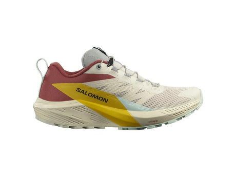 Salomon Women's Sense Ride 5 Shoe Rainy Day/Hot Sauce/Freesia