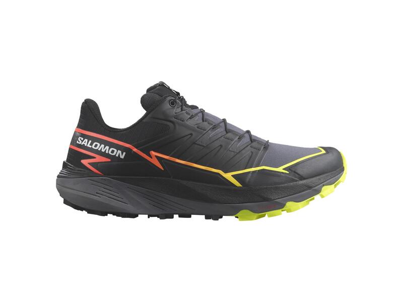 Salomon Men's Thundercross Shoe Black/Quiet Shade/Fiery Coral