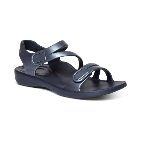 Aetrex Women's Jillian Sport Sandal Navy