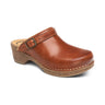 Aetrex Women's Beckie Cork Clog Cognac