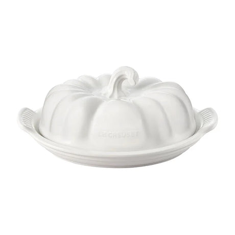 Le Creuset Pumpkin Butter Dish White