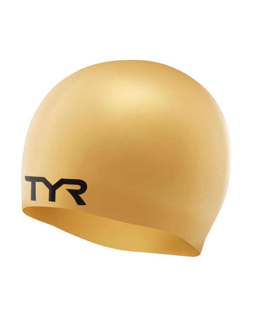 Tyr Adult Silicone Wrinkle-free Swim Cap - 710 Gold