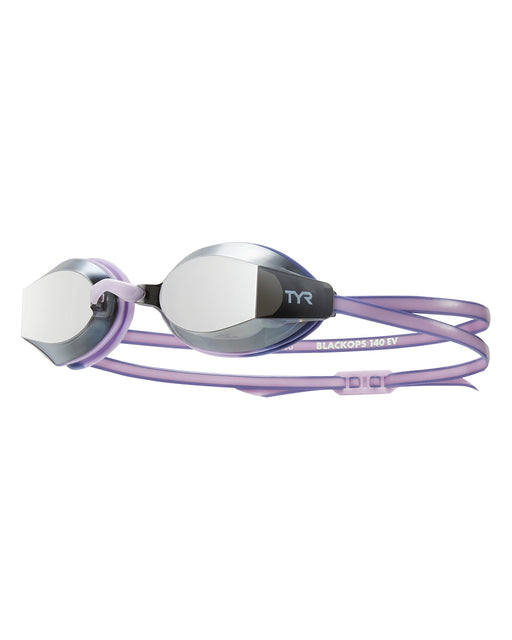 Tyr Youth Black Ops 140 Ev Mirrored Racing Goggles Silver/purple