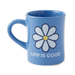 Life Is Good Lig Daisy Icon Diner Mug Cornflower blue