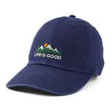 Life Is Good Lig Mountains Chill Cap Darkest blue