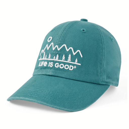 Life is Good Minimal Nature Landscape Chill Cap Spruce Green