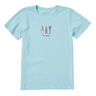 Life is Good Women's You Dig? Short Sleeve Tee Beach Blue