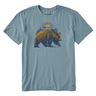 Life is Good Men's Bearscape Crusher Tee Smoky Blue