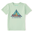 Life is Good Kids All Together Tent Crusher Tee Sage Green