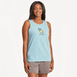 Life is Good Women's Pineapple Crusher-LITE Tank Beach Blue