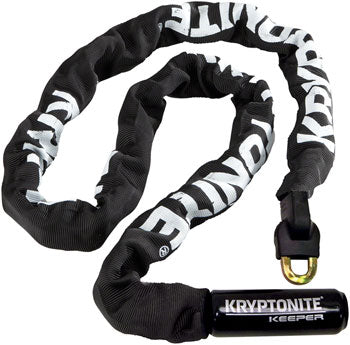 Kryptonite Keeper 712 Chain Lock With Key: 3.93` (120cm) Black