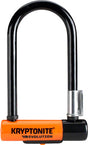 Kryptonite Evolution Series U-lock - 3.25 X 7`, Keyed, Black, Includes 4` Cable Black