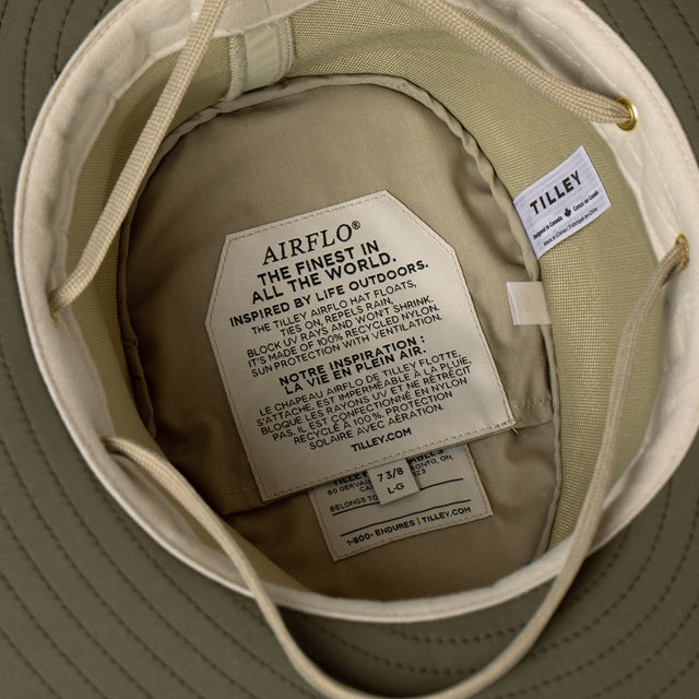 Tilley LTM8 Airflo Mesh Crown Hat - Khaki/Olive Airflo Khaki/Olive Airflo