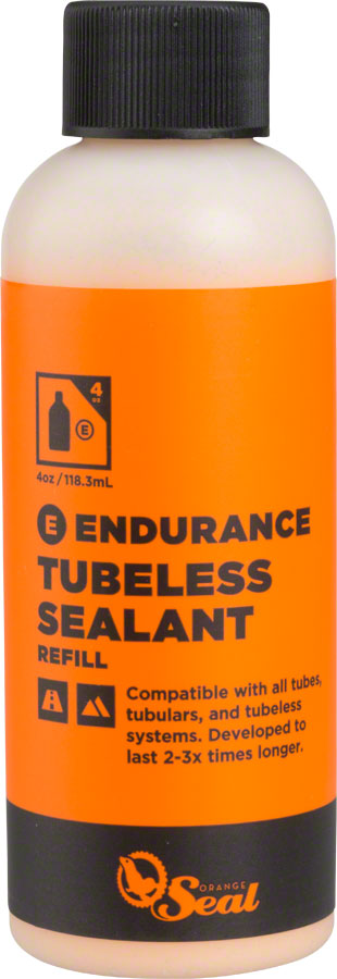 Orange Seal Endurance Tubeless Tire Sealant Refill, 4oz
