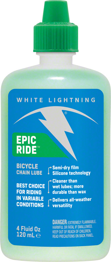 White Lightening Epic Ride Bike Chain Lube, 4oz