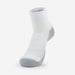 Thorlo Women's Light Cushion Ankle Walking Sock White/Platinum 