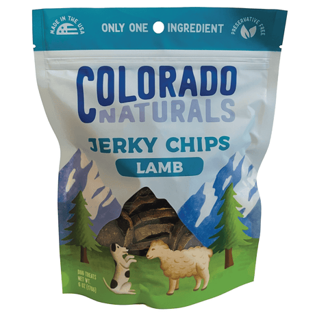 Colorado Pet Treats Colorado Naturals Lamb Jerky Chip Dog Treats - 6oz. Lamb