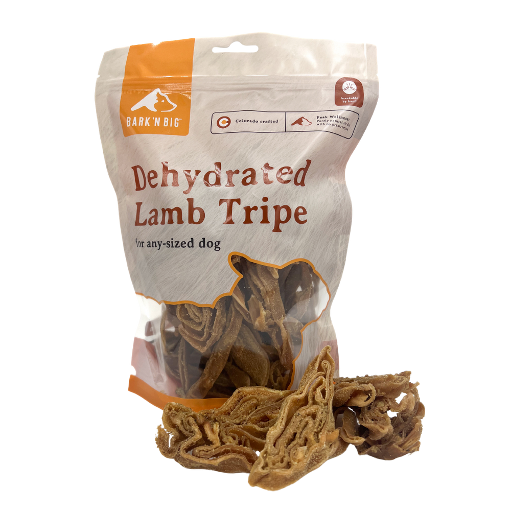 Bark 'N Big Dehydrated Lamb Tripe - 10oz