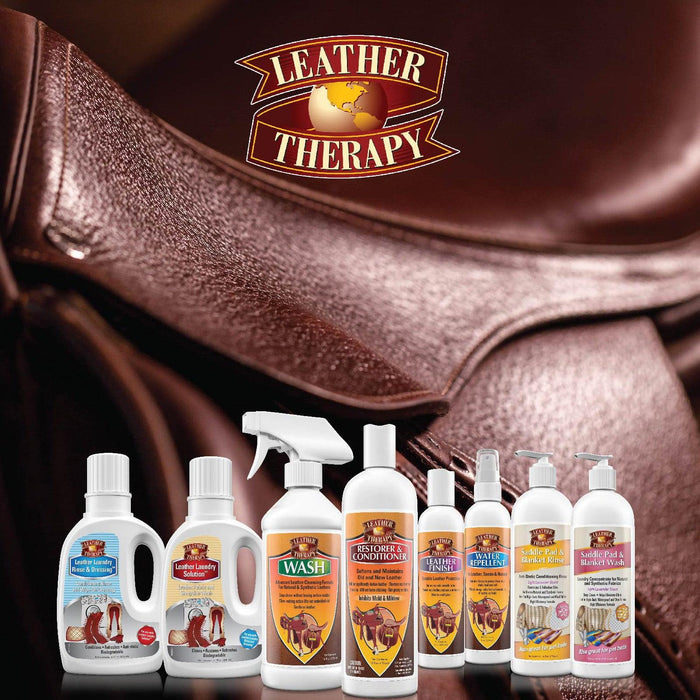 Leather Therapy Leather Restorer & Conditioner with Pump - 32oz.