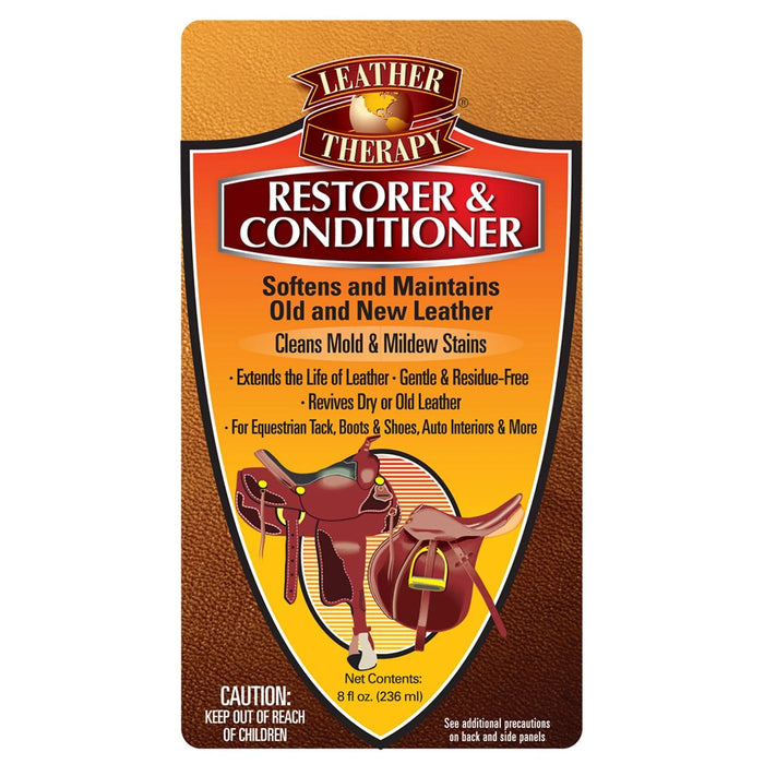 Leather Therapy Leather Restorer & Conditioner with Pump - 32oz.