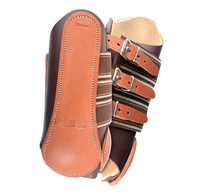 Classic Equine Leather Splint Boot - Front