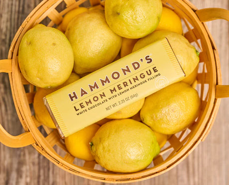 Hammond's Candies Lemon Meringue White Chocolate Bar