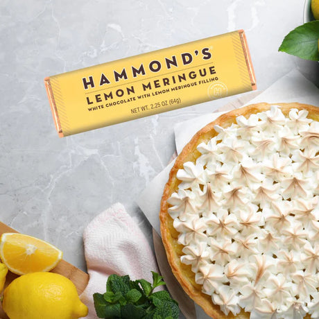 Hammond's Candies Lemon Meringue White Chocolate Bar