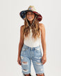 Hemlock Hats Liberty Straw Hat - USA Flag USA Flag