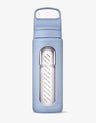 Go Glass Water Filter Bottle, Icelandic Blue, 20oz