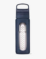 Go Glass Water Filter Bottle, Aegean Sea, 20oz