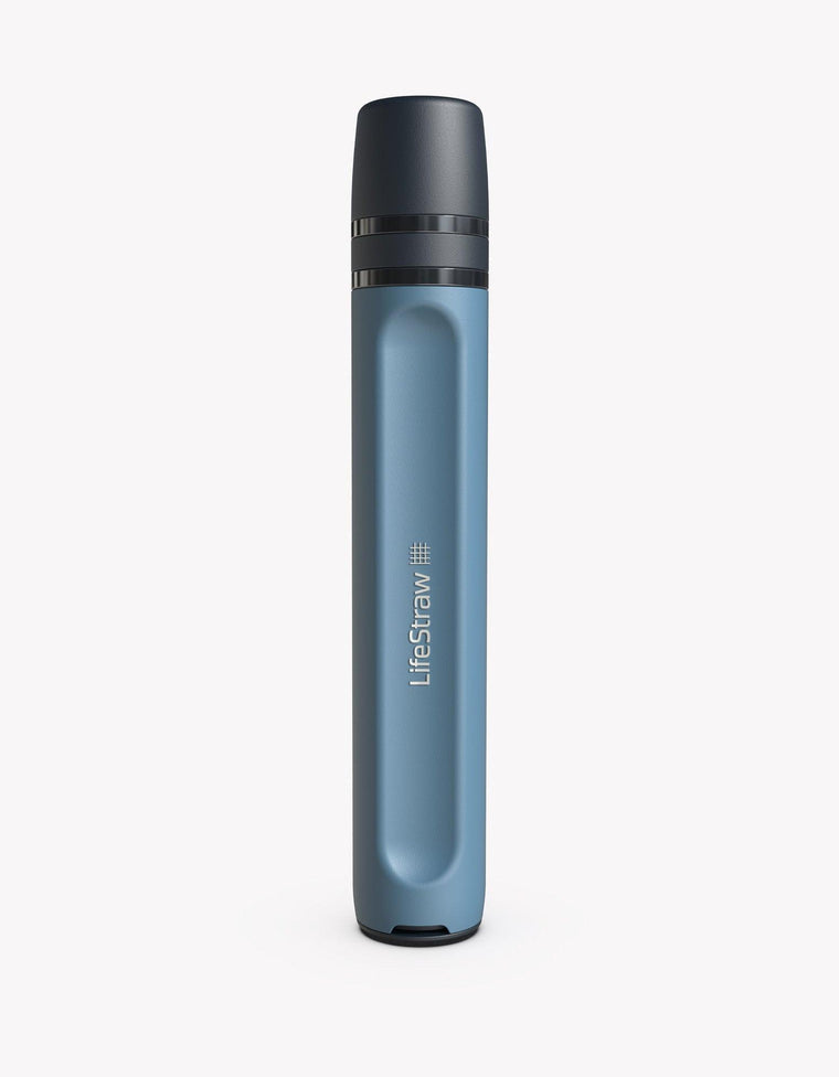 Peak Personal Water Filter Straw, Mountain Blue