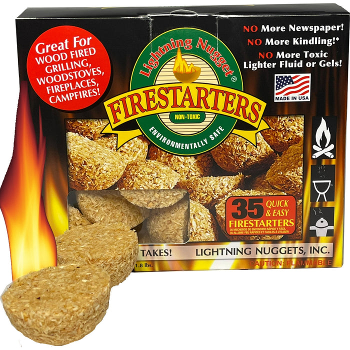 Lightning Nuggets Fire Starters - 35 Count 35CT