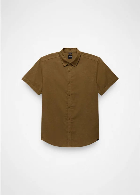 Prana Lindores Short-Sleeve Shirt - Retro Olive