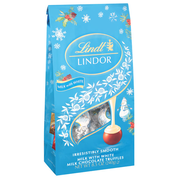 Lindt Lindor Holiday Milk & White Truffles