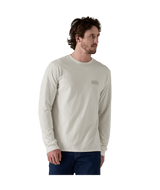 Patagonia Long Sleeve Strataspire Responsibili-Tee - Birch White