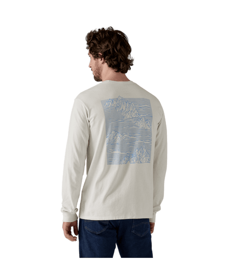 Patagonia Long Sleeve Strataspire Responsibili-Tee - Birch White