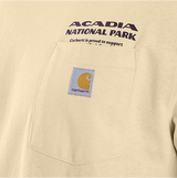 Carhartt Loose Fit Heavyweight Long-Sleeve Acadia National Park Graphic T-Shirt - Oat Milk