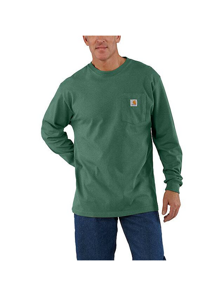 Carhartt Loose Fit Heavyweight Long-Sleeve Pocket T-Shirt - Frosted Balsam Heather