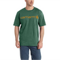 Carhartt Loose Fit Heavyweight Short-Sleeve Logo Graphic T-Shirt - Frosted Balsam Heather