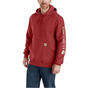 Carhartt Loose Fit Midweight Logo Sleeve Graphic Hoodie - Crabapple Heather