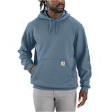 Carhartt Loose Fit Midweight Logo Sleeve Graphic Hoodie - Thundercloud Heather