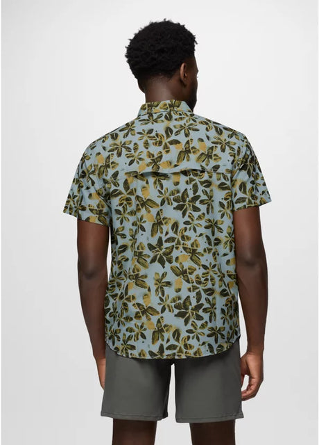 Prana Lost Sol Printed Short Sleeve Shirt - Saltwater Wildflower