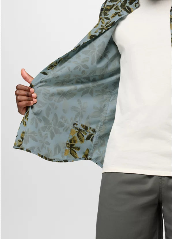Prana Lost Sol Printed Short Sleeve Shirt - Saltwater Wildflower
