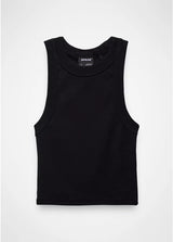 Prana Lotus High Neck Tank - Black