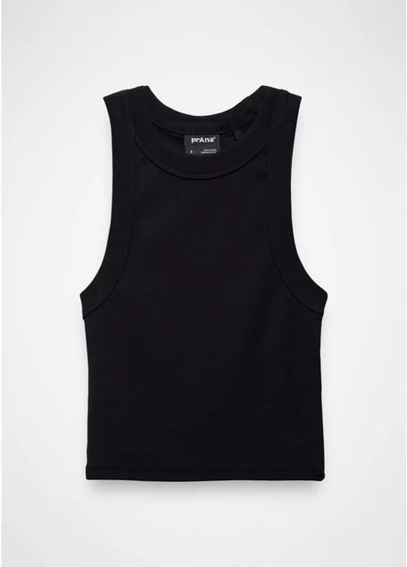 Prana Lotus High Neck Tank - Black